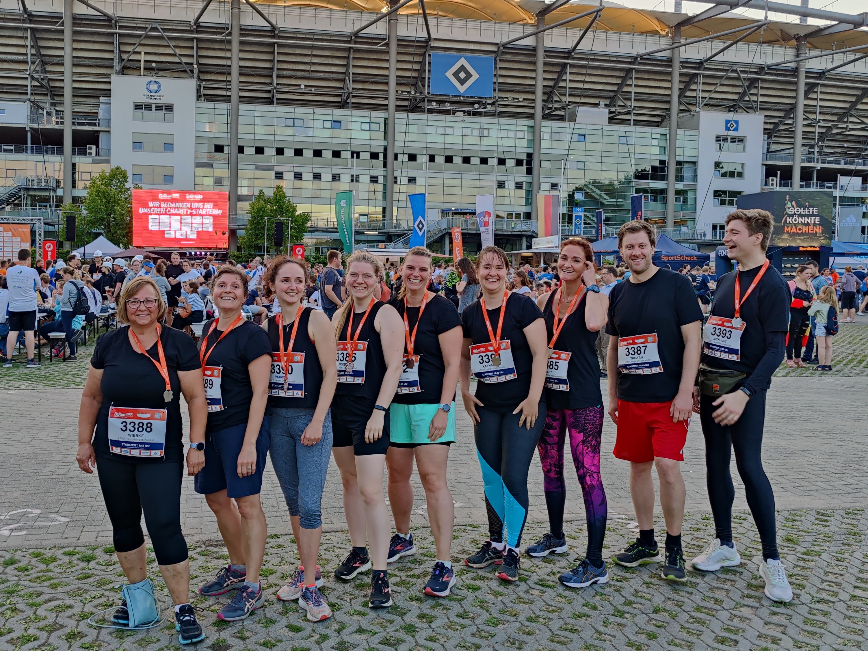 Unser Team beim B2Run Hamburg! 