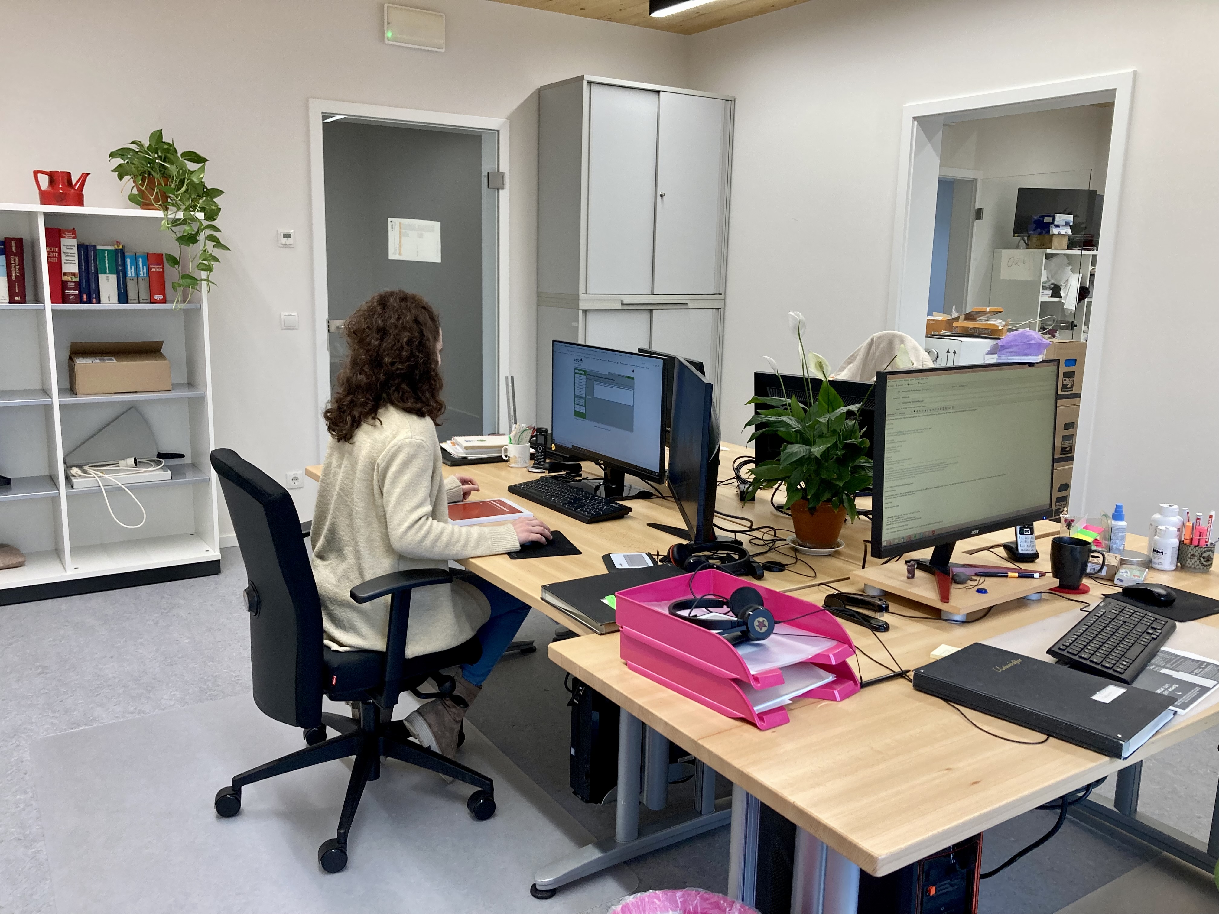 Das erste Büro ist in Betrieb! 